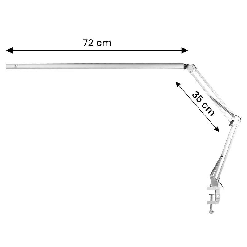 Lampe opératoire LED All4Light Lashes Line 2 argent avec support