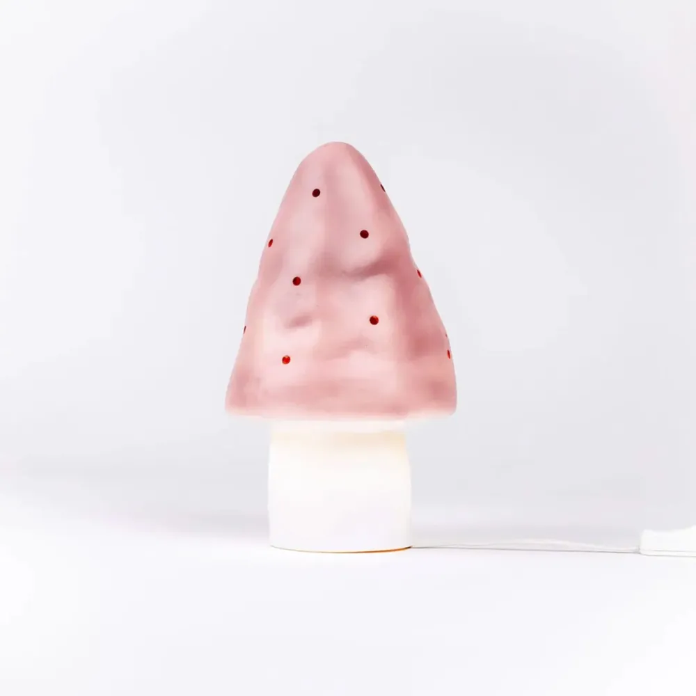Lampe Petit Champignon - Vintage Rose