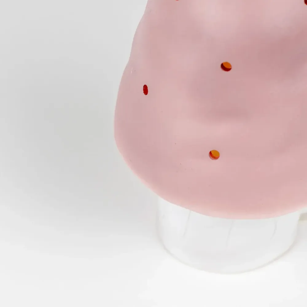 Lampe Petit Champignon - Vintage Rose