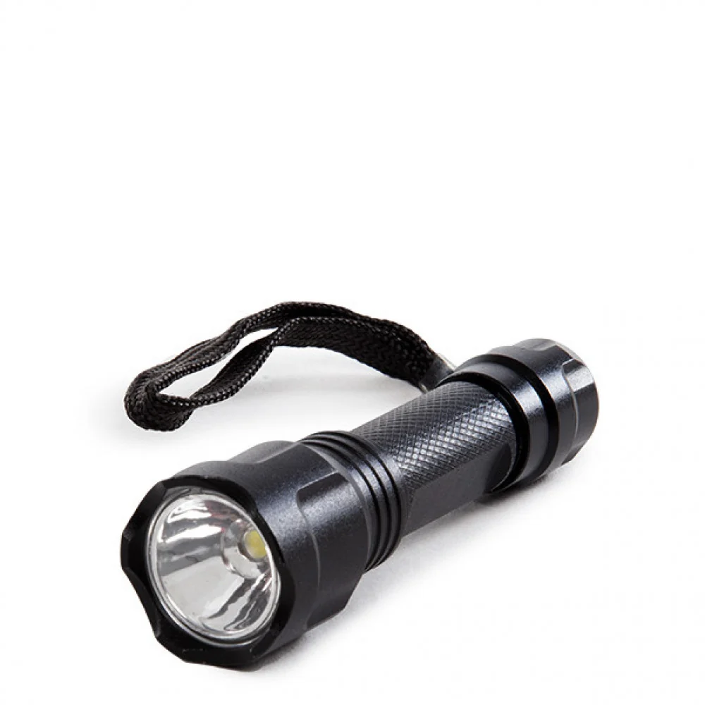 Lampe de Poche 100Lm 6000ºK LED Noir 40.000H [HO-LL-100L-B]