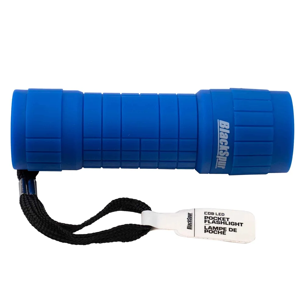 Lampe de poche COB LED, bleu