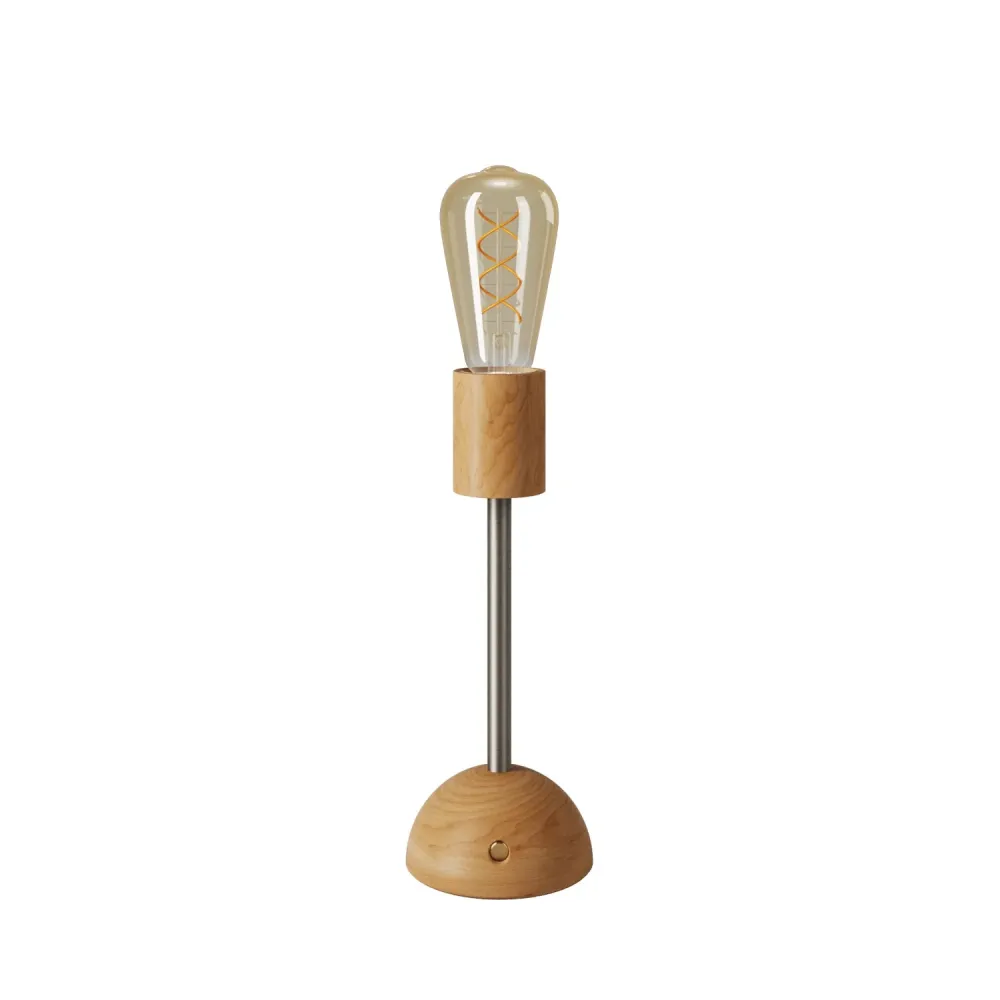 Lampe portable et rechargeable Cabless02 avec ampoule Edison dorée - Neutre