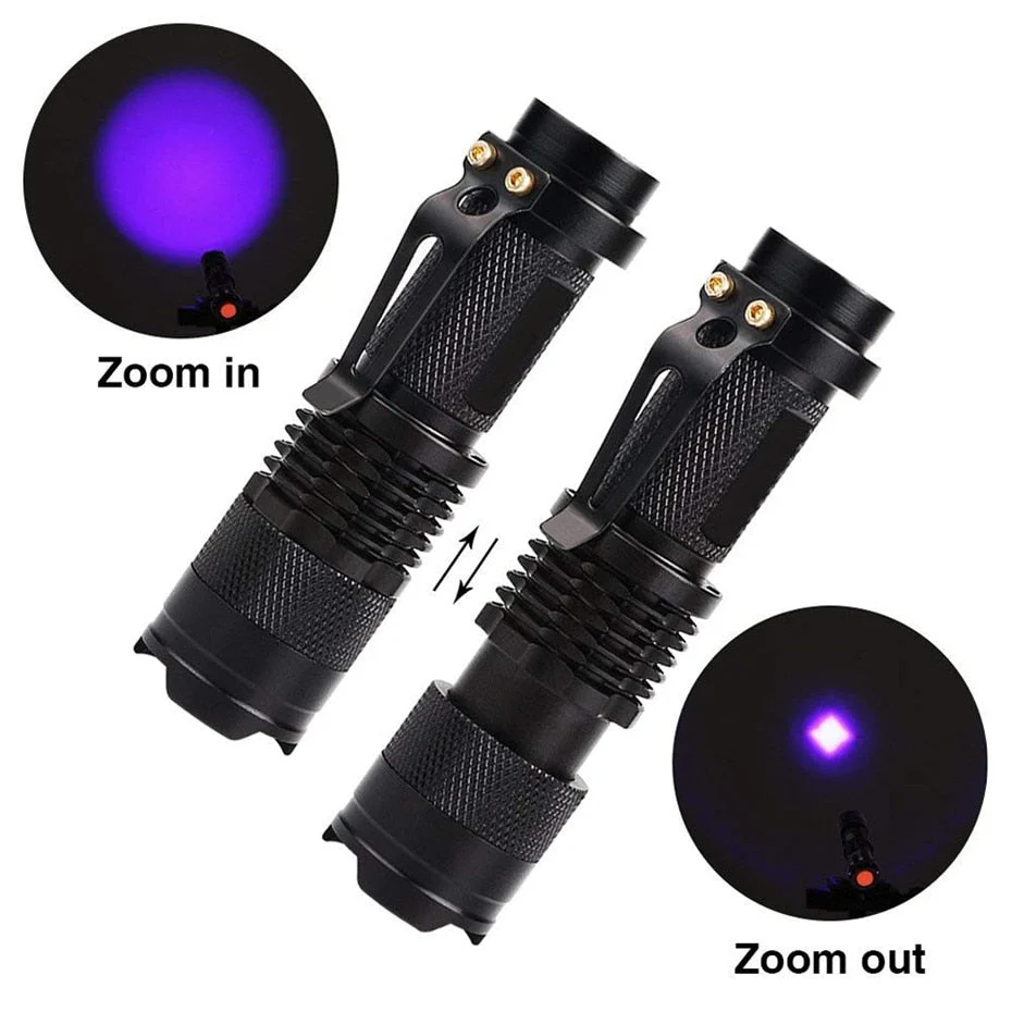 Lampe rayons ultraviolets - Détection tâches et faux billets