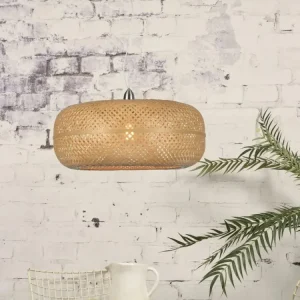 Lampe Suspendue "Palawan Bambou 1 Abat-jour, Naturel" de Good & Mojo
