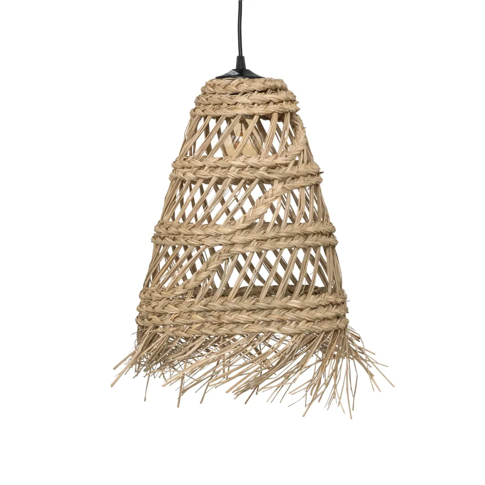Lampe à Suspension Atmosphera Lahys - E27, non incluse - Ø28xH48cm - Naturel