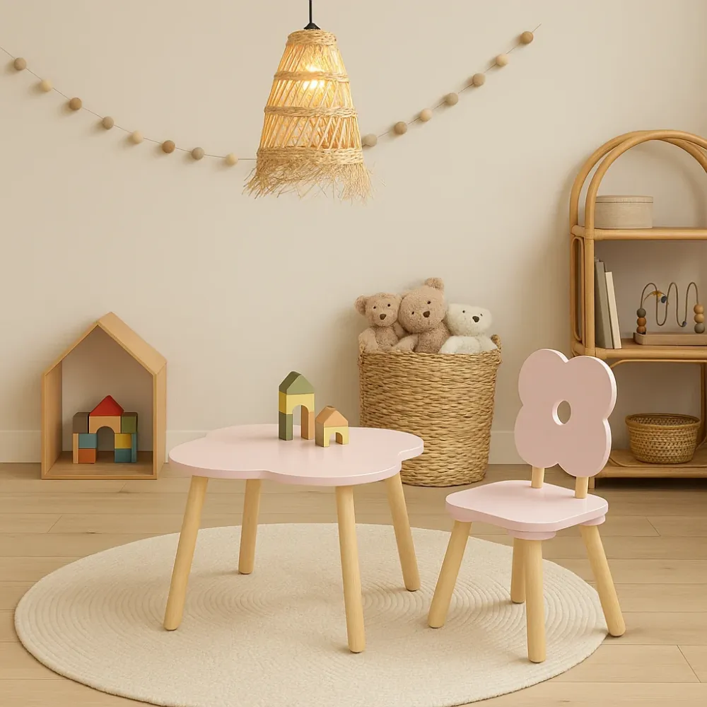 Lampe à Suspension Atmosphera Lahys - E27, non incluse - Ø28xH48cm - Naturel