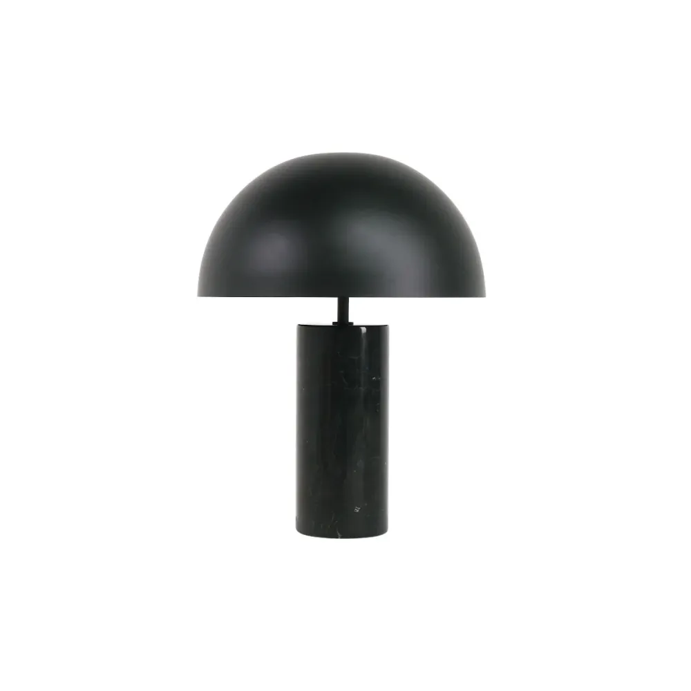 Lampe de Table Noire - Mia - Marbre Noir/Noir