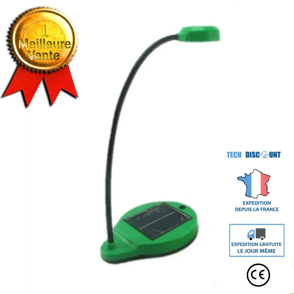TD® Lampe de table pliante à charge solaire Charge USB étude de protection des yeux et veilleuse de bureau de travail