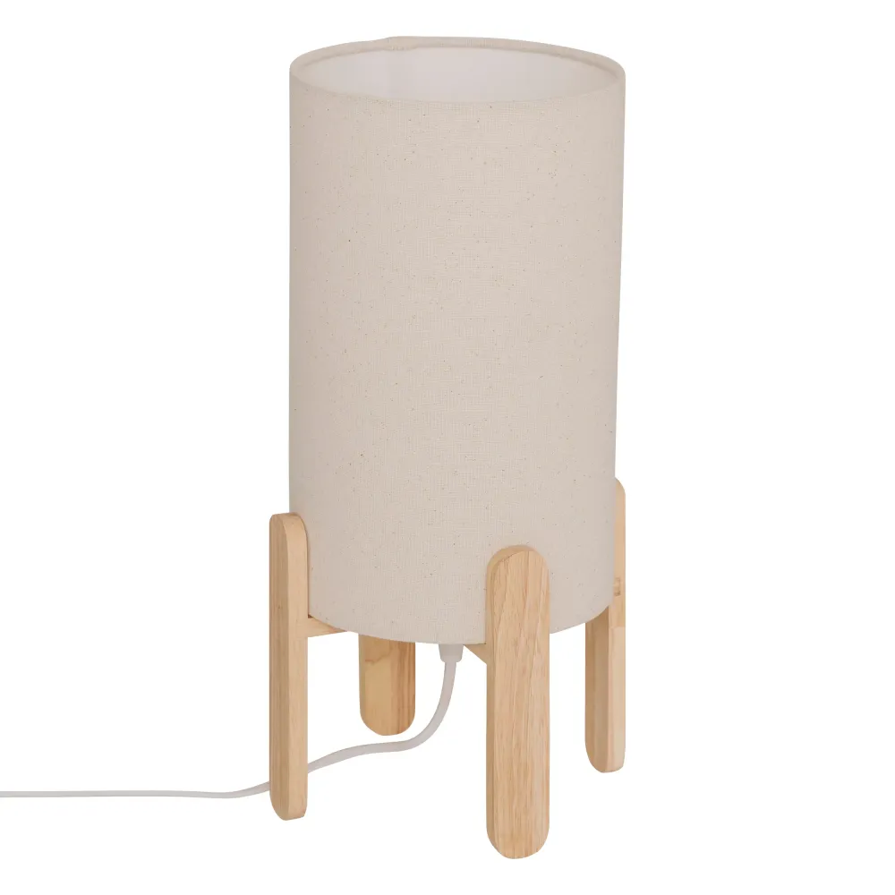 Lampe de table Rafa atmosphère - Ø18xh37cm - beige