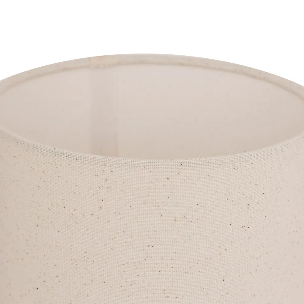 Lampe de table Rafa atmosphère - Ø18xh37cm - beige