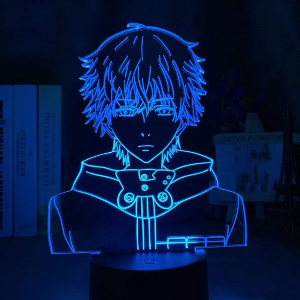 Lampe Tokyo Ghoul Ken Kaneki Lampe led 3D Décor