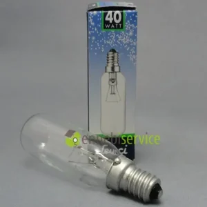 Lampe tubulaire pour hotte e14 40w 230v skl