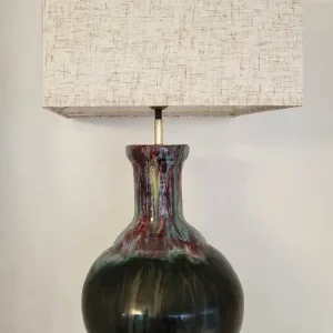 Lampe vintage en céramique