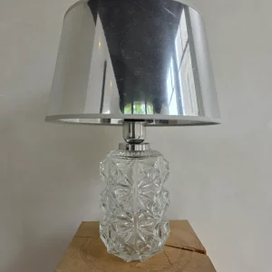 Lampe vintage en verre