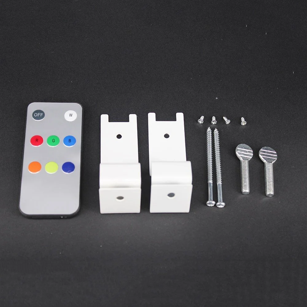LAMPES DE GOUTTIERE SOLAIRES 3 LED COULEUR TELECOMMANDEES X2