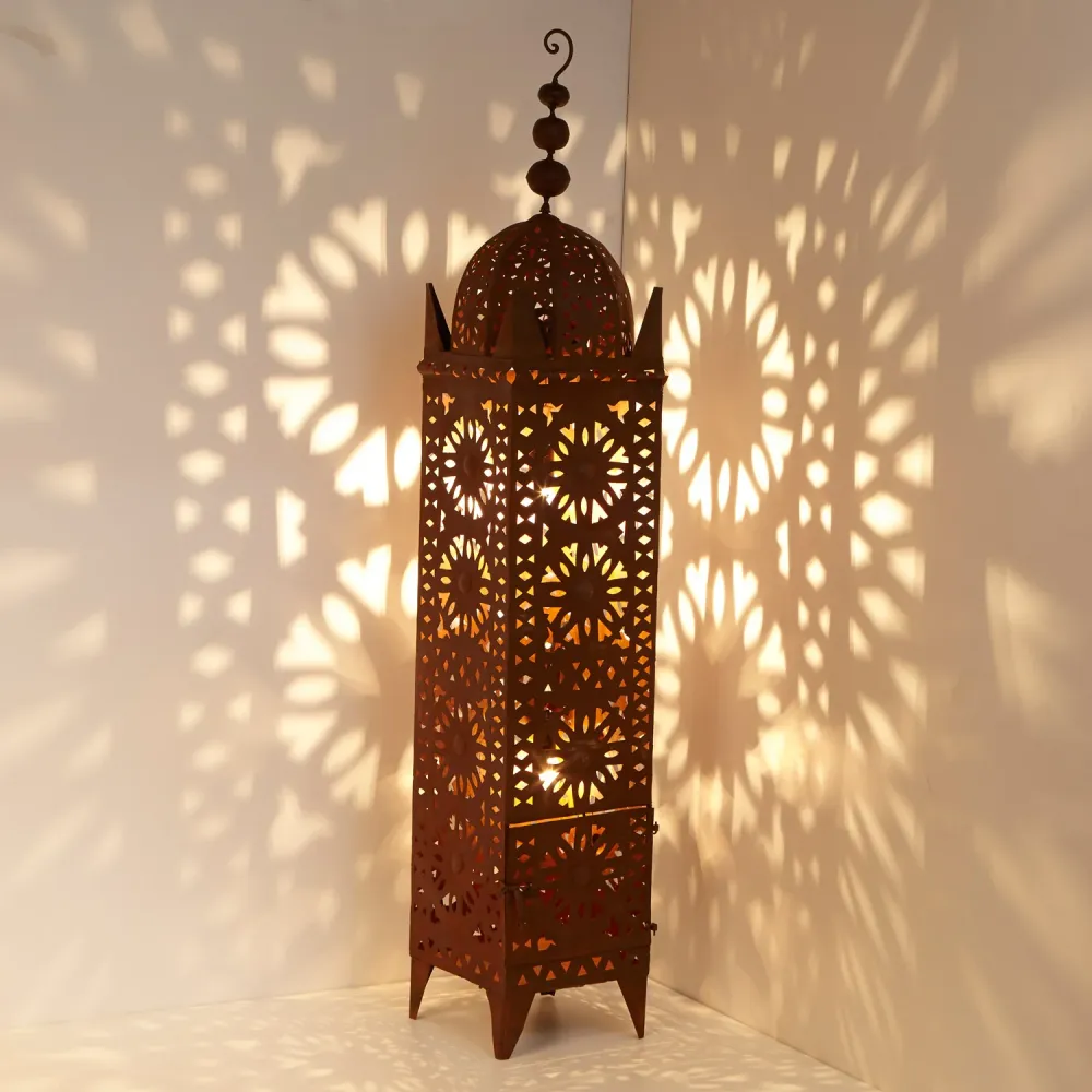 Lanterne marocaine en fer Hilal H144