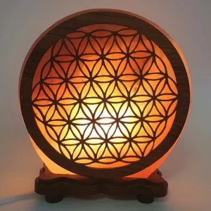 Lampe de Sel Fleur de Vie 5KG L'AURA