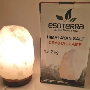 Lampe de Sel Himalaya brute blanche 1-2KG L'AURA