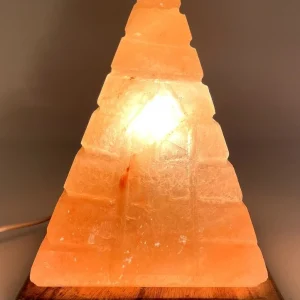 Lampe de Sel Himalaya Pyramide striée 4KG L'AURA