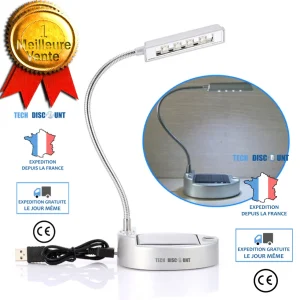 TD® LED protection des yeux lampe de bureau dortoir étudiant trois couleurs réglable USB charge lampe de chevet créative