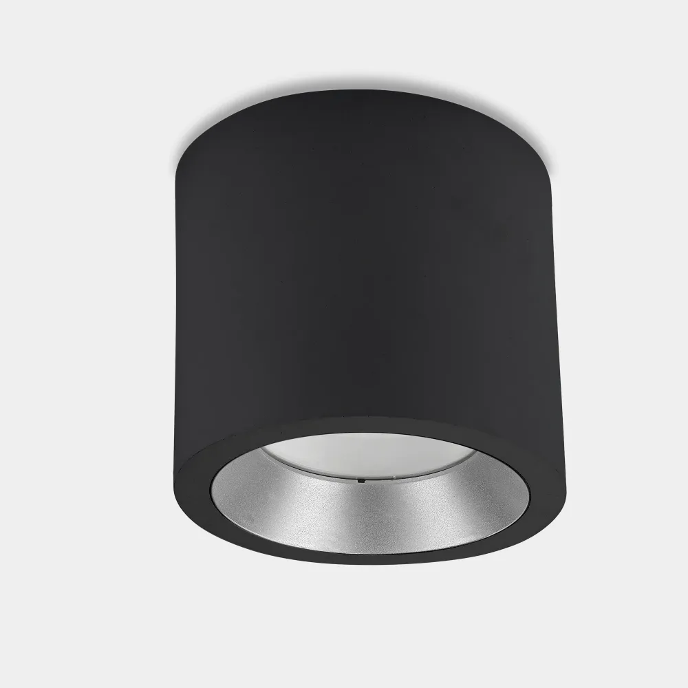 LedsC4 Cosmos LED Ceiling Light Ø12.6cm LED Neutral White Urban Grey 15-9790-Z5-CM