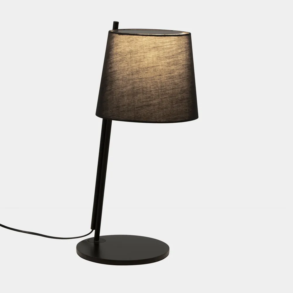 LedsC4 Table Lamp Clip E27 15 Black 10-8540-05-82