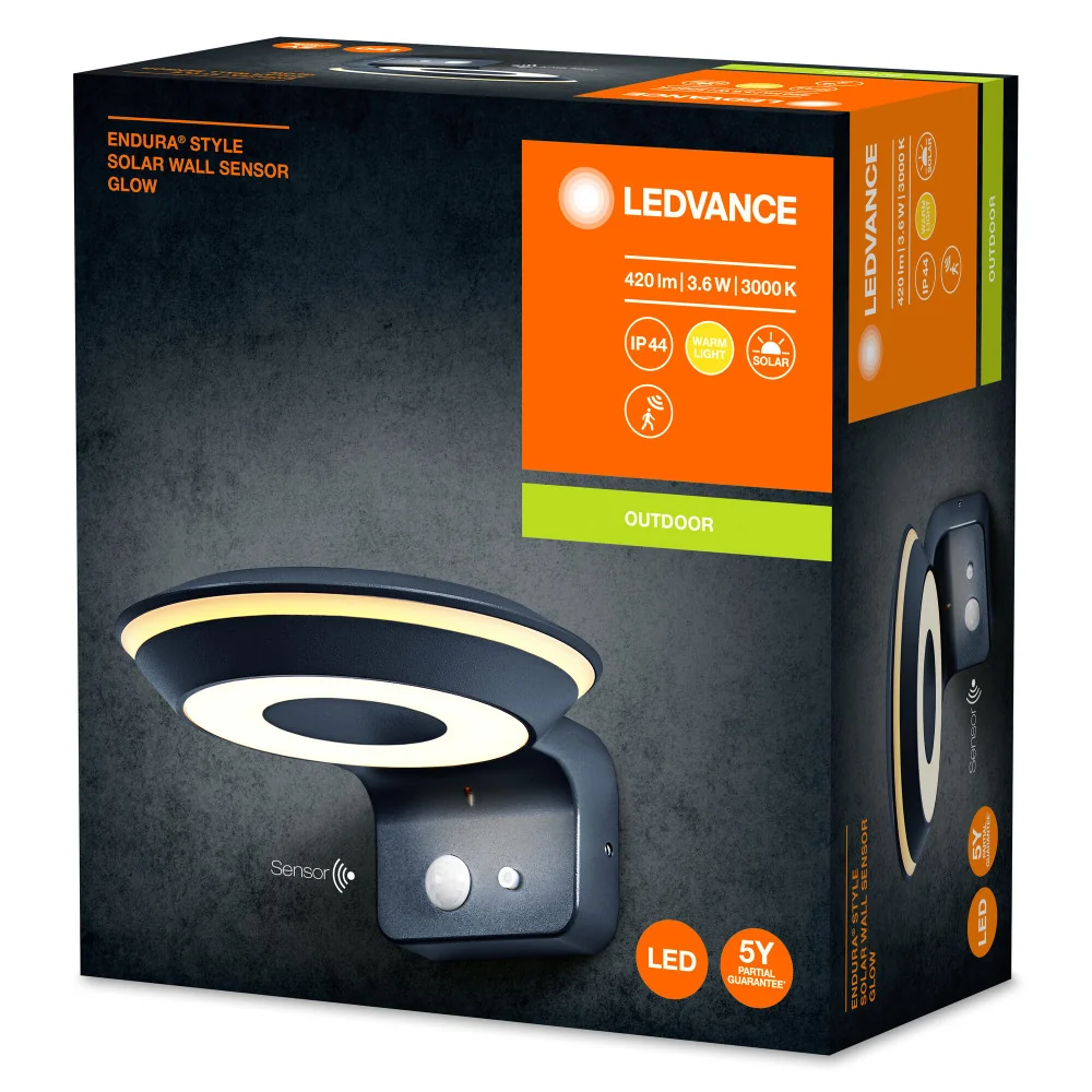 Ledvance "Endura" Luminaire LED Extérieur Capteur 3,6W 180Lm 3000K IP44