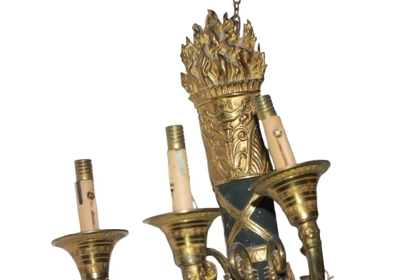 Lot de 3 appliques françaises en bronze – Style Empire, milieu XIXe siècle (Prix à l’unité)
