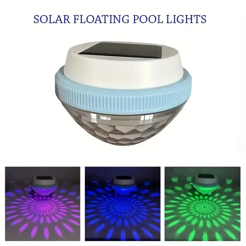 Lot de 2 Lampes Solaires Flottantes pour Piscine