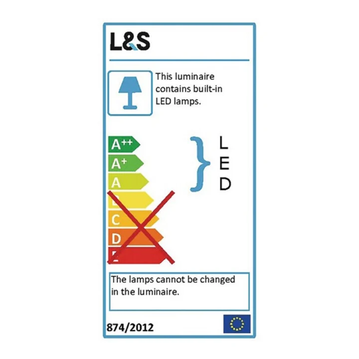 L&S Luminaire encastré Superlight Emotion 12 V 2,9 W ( 3000550012 )
