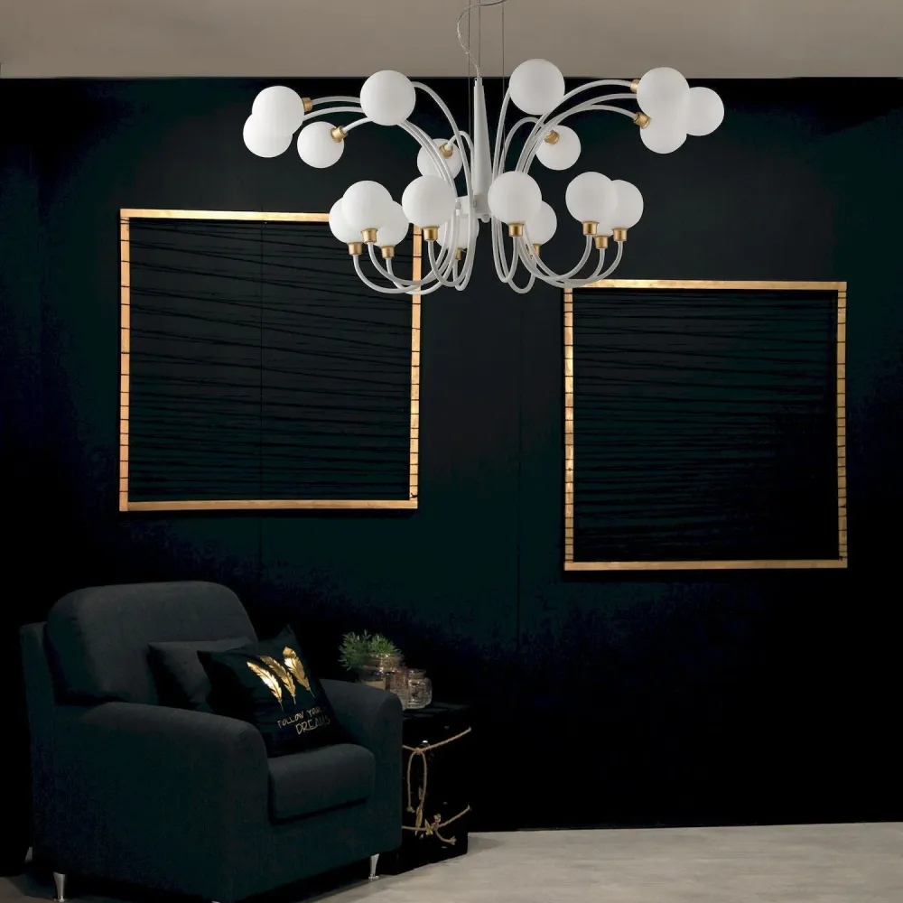 Chandelier Luce Ambiente e Design AIDA metal G9