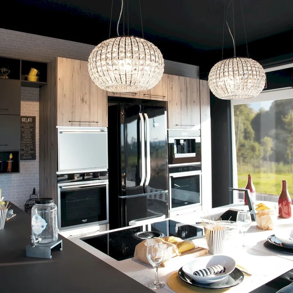 Pendant lamp Luce Ambiente e Design CONCERT crystal E27