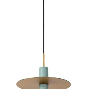 Lucide 03322/01/37 Suspension, Métal, 35 W, Turquoise, Cuivre