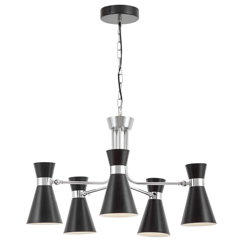 Lumina Deco Sena 5L lustre E27, D 70cm Chrome