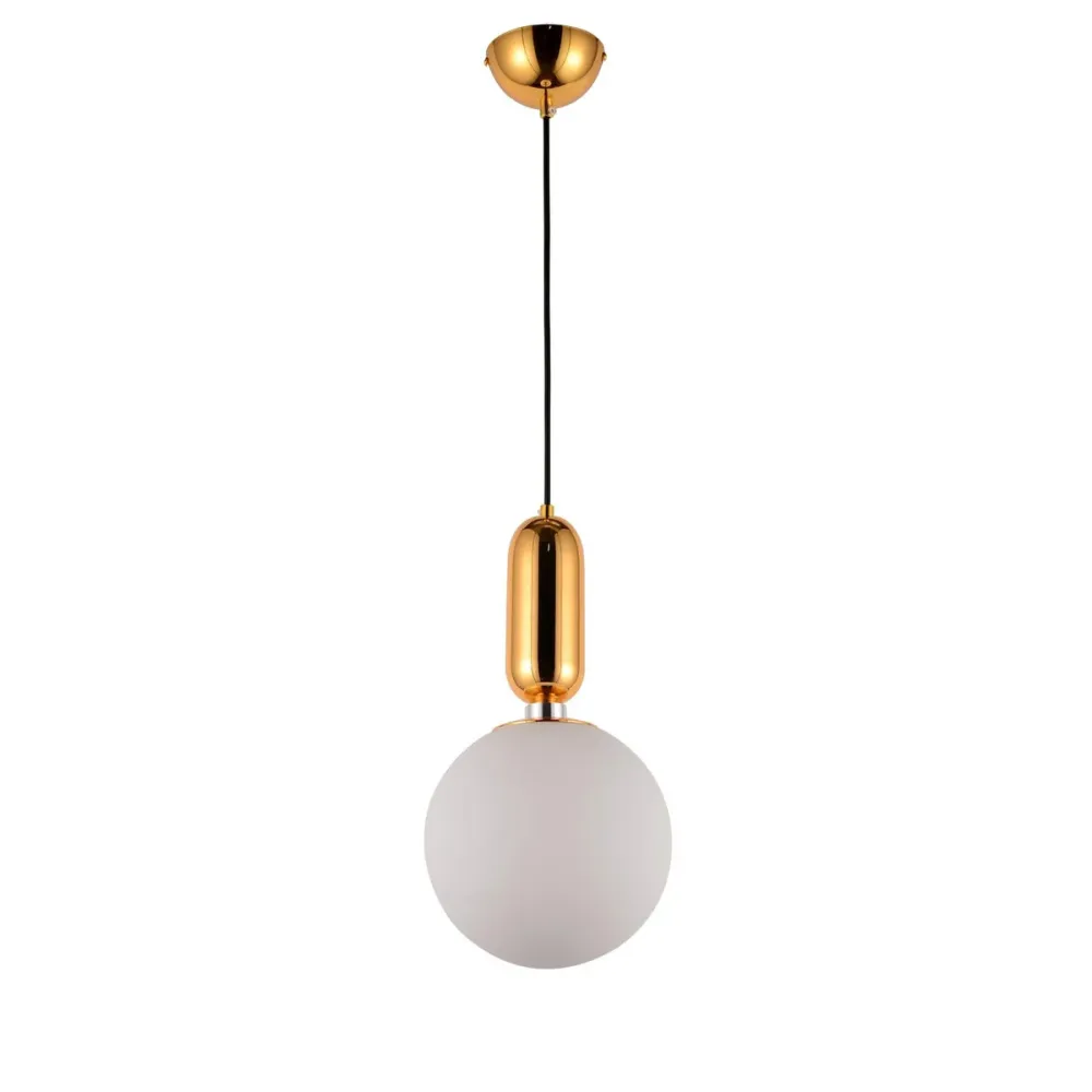 Suspension Lumina Deco Orito 1L, douille E27, diamètre 20 cm Black
