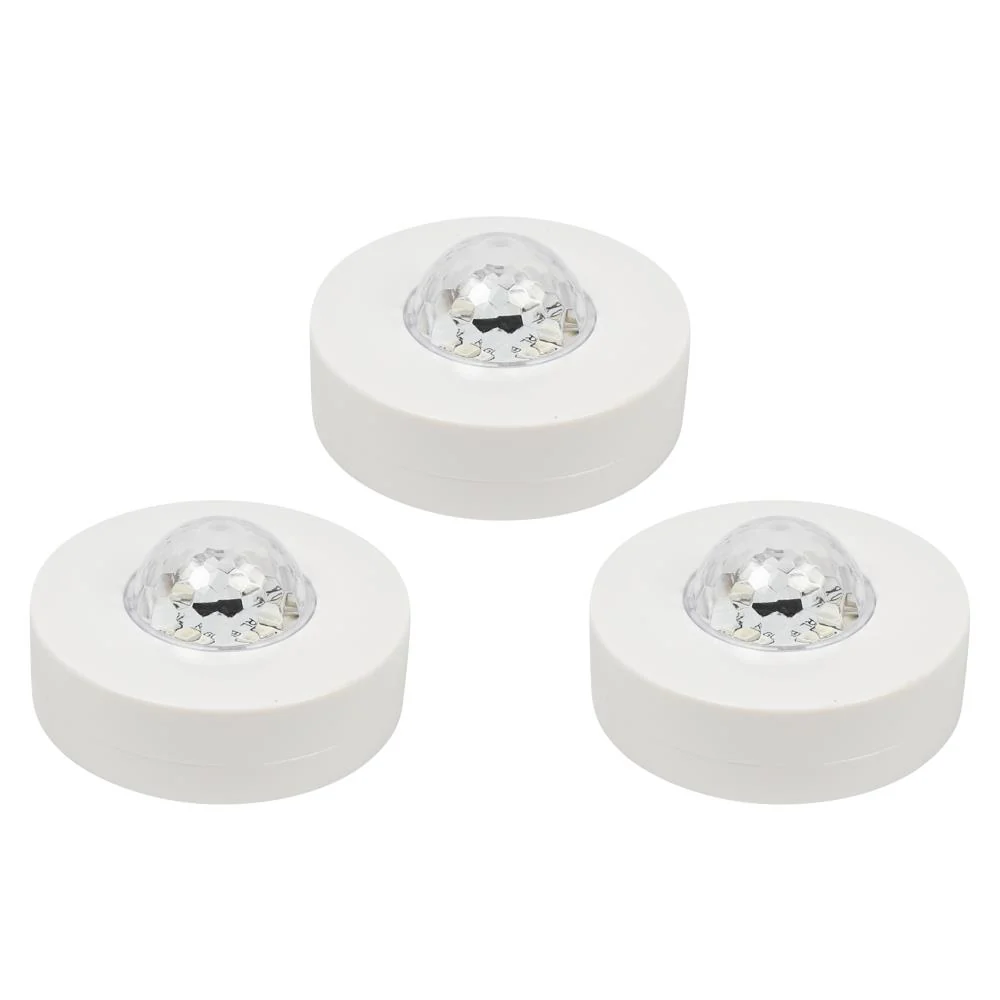 Lumières LED pour soirées disco avec télécommande 3 pcs