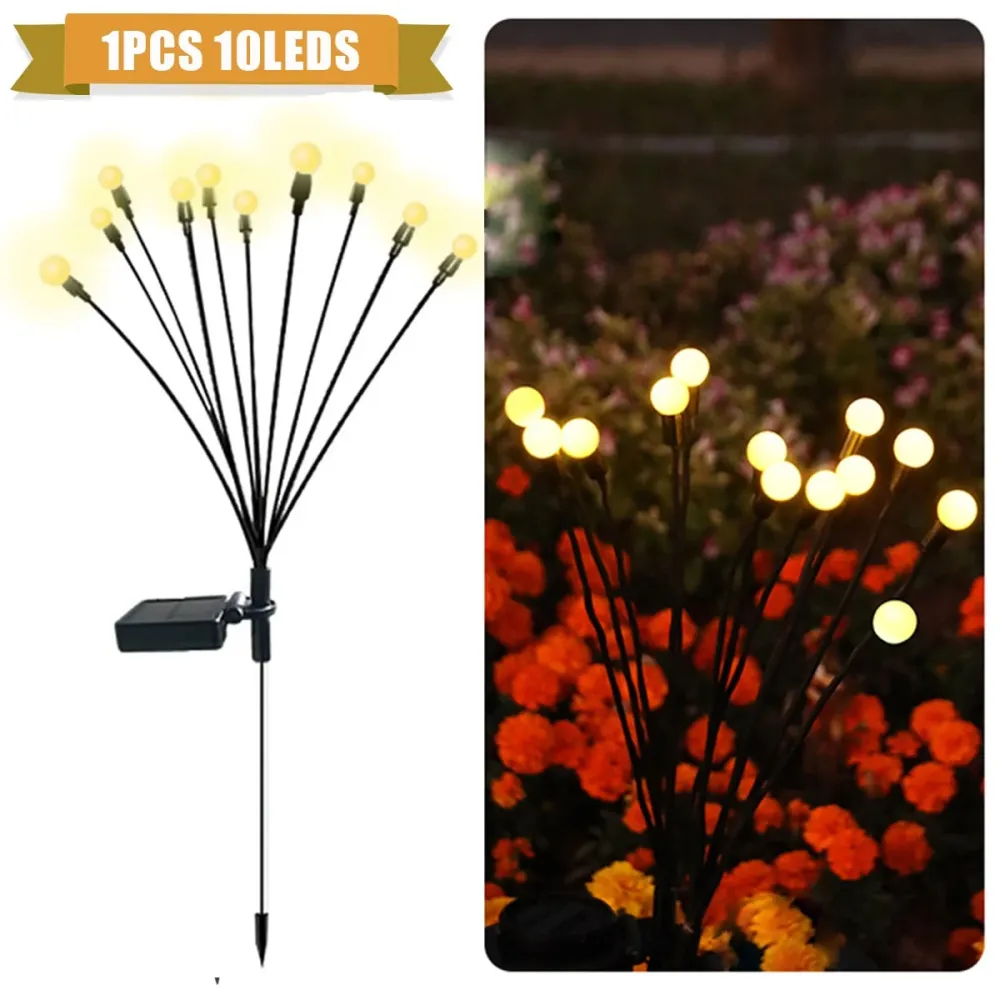 Lumières lucioles à énergie solaire 2pcs