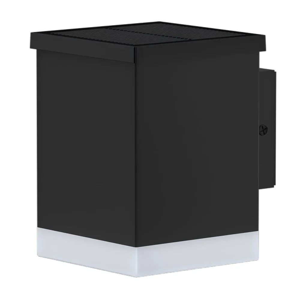 Applique murale solaire LED blanc chaud SUNBOX BLACK H11,5cm Lumisky