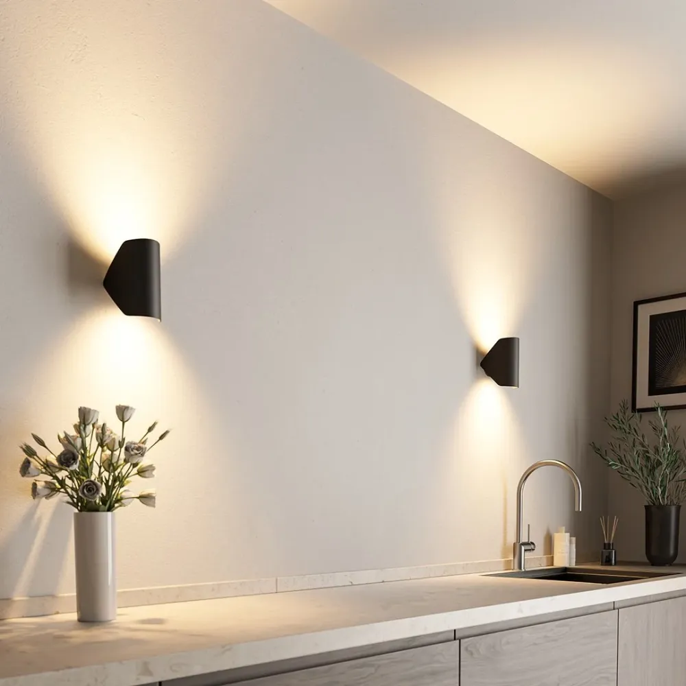 LumiStella - Applique LED Extérieure avec Éclairage Chaud