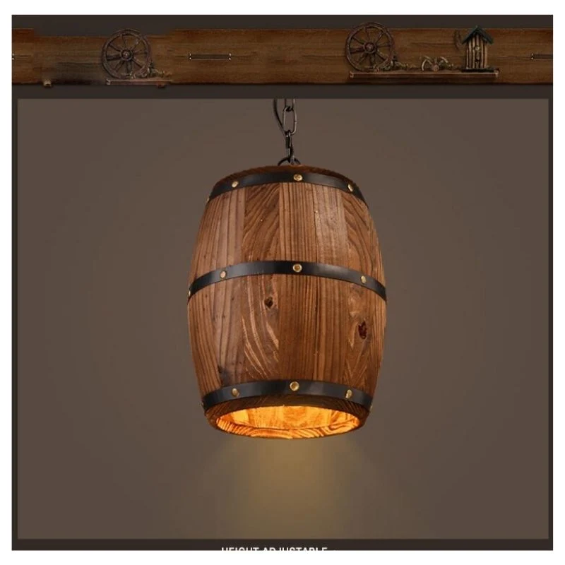 Lustre Bois Vintage