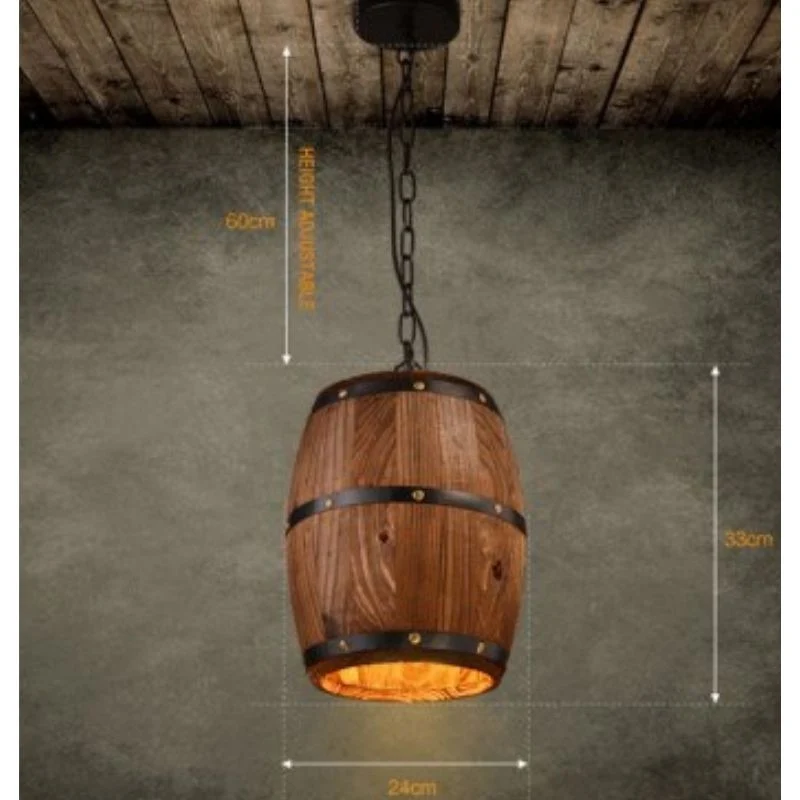 Lustre Bois Vintage