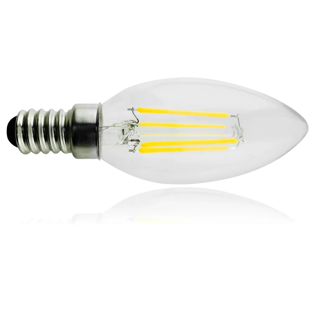 6x Maclean, Filament LED E14, 4W, 230V, WW blanc chaud 3000K, 400lm, Bougie décorative Retro edison C35, MCE285