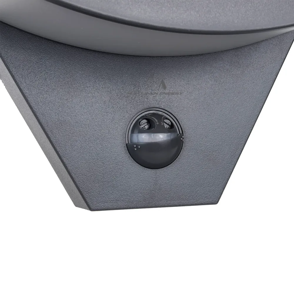 Lampe LED avec détecteur de mouvement Maclean, détecteur de mouvement infrarouge, couleur grise, 10 W, IP54, 800 lm, MCE29...
