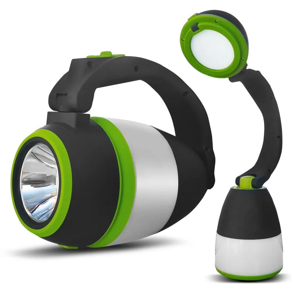 Maclean MCE298 Lampe LED 3en1 camping lampe de bureau lampe de poche 1W 60-200lm Blanc froid 6000K 18650 1500mAh fonction...