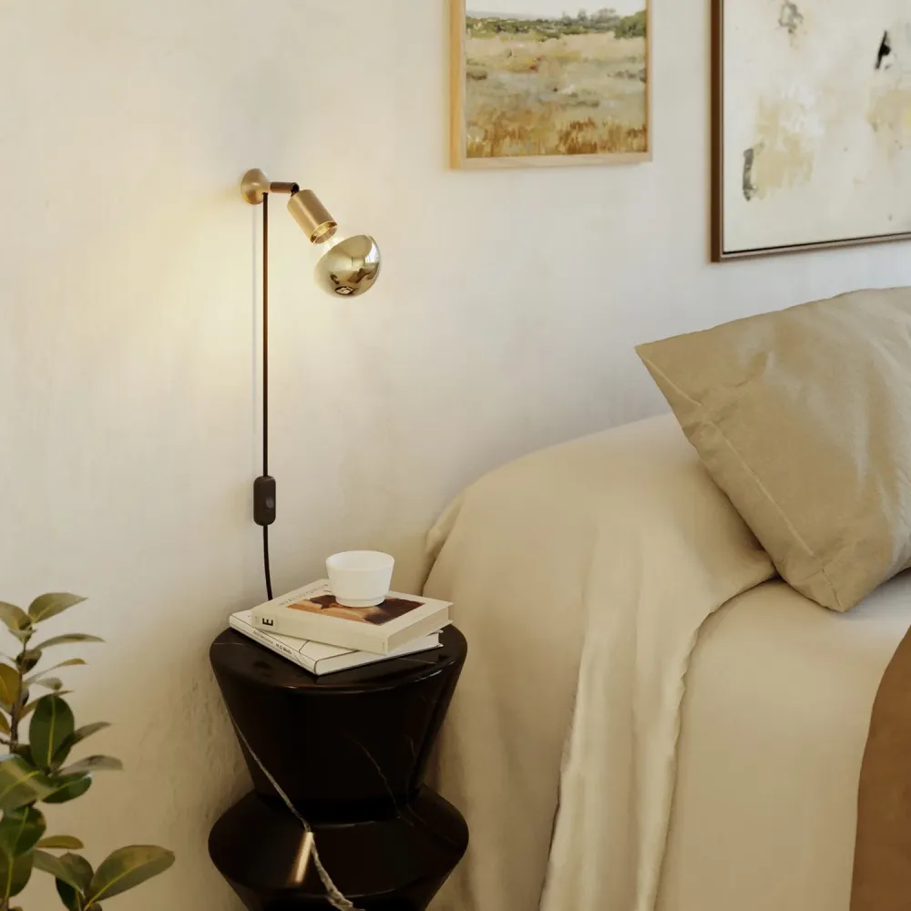 MAG-Y, kit de support magnétique pour lampe - Bronze satiné
