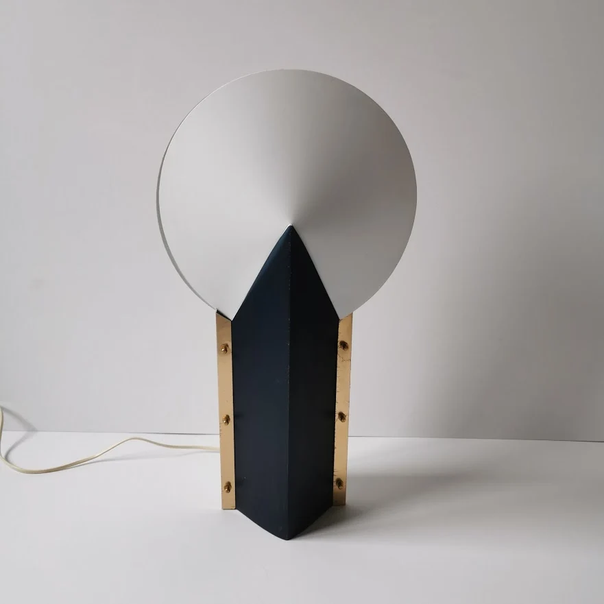 Lampe Moon vintage Samuel Parker, Slamp, 1980 Maison Panache