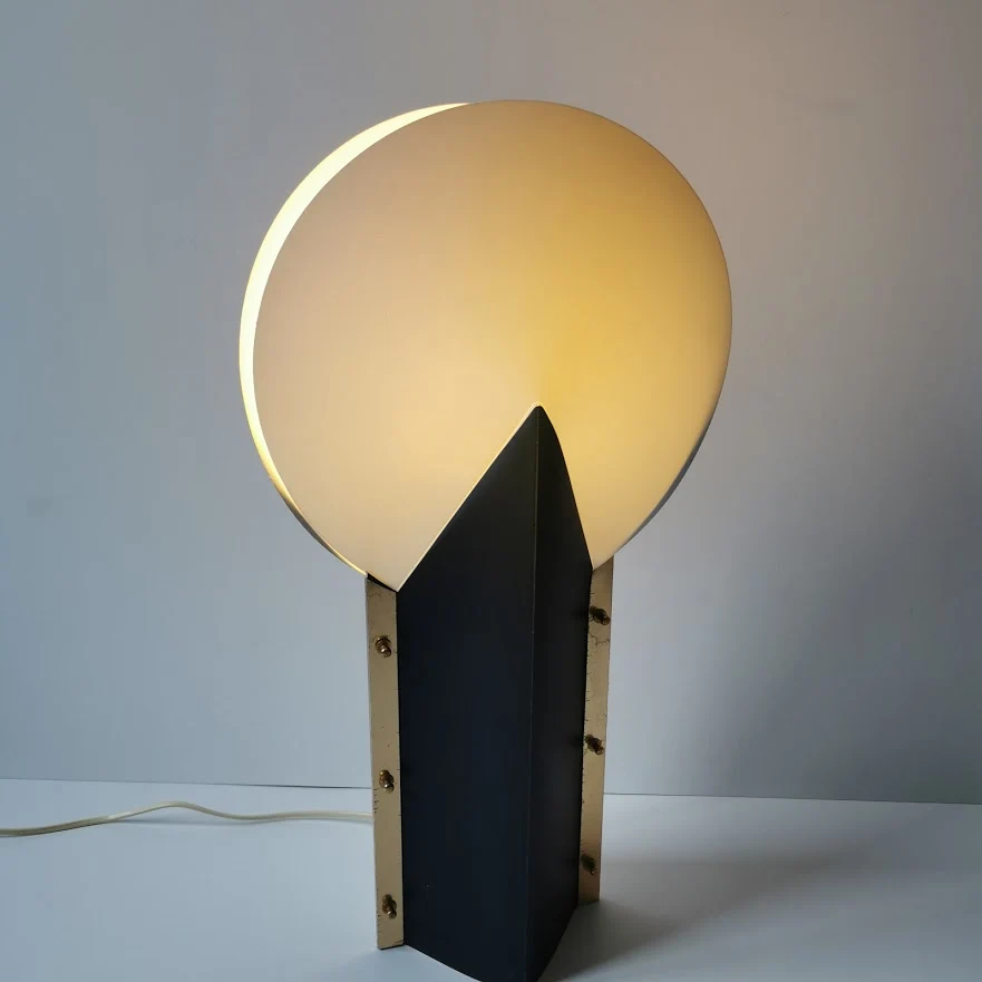 Lampe Moon vintage Samuel Parker, Slamp, 1980 Maison Panache