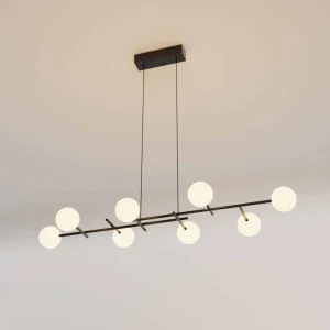 Mantra Cellar 8-Light Ball Pendant Ceiling Lamp Black Line 7631