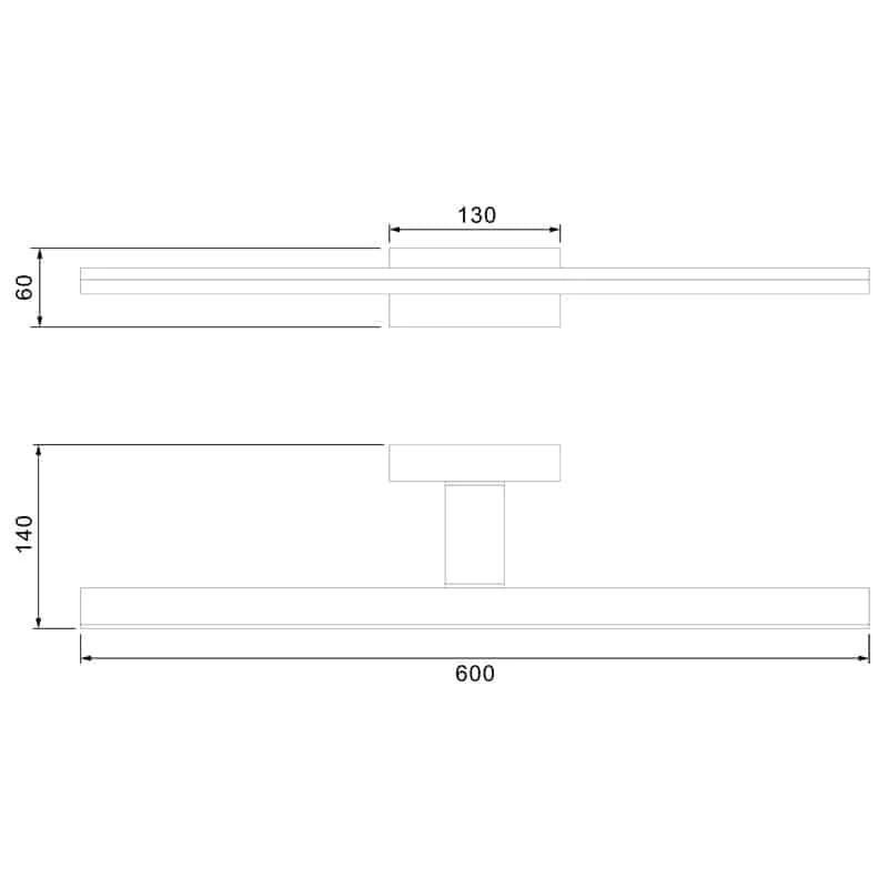 Mantra Morne Wall Lamp LED 16W 4000K IP44 white 7480