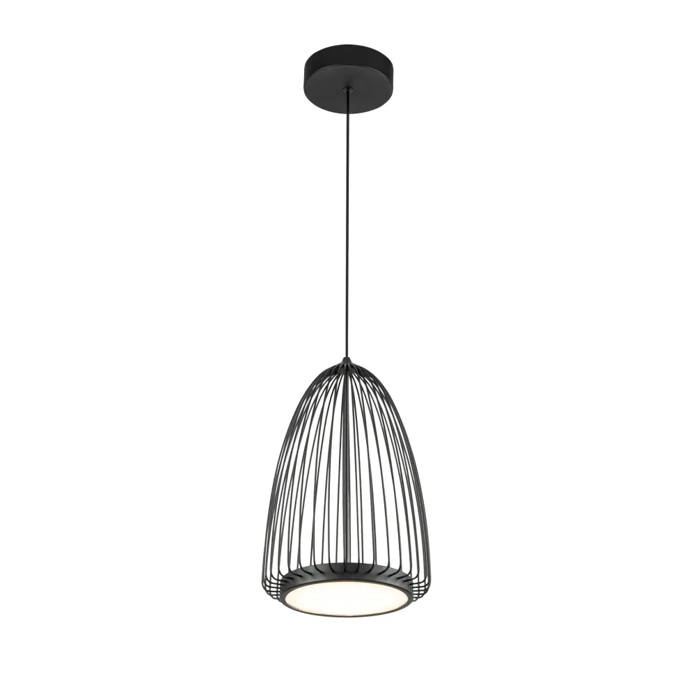 Mantra Smart LED Pendant Ceiling Light 20W 3000K Black 9017